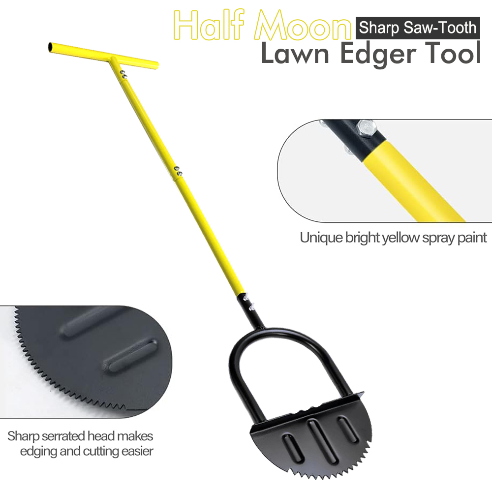 Gardening Tools Spade - Manual Steel Edger Lawn Shovel Half