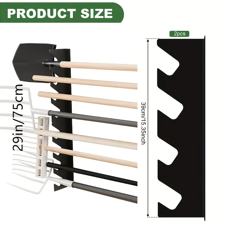 Gardening Tools Spade - Heavy Duty Metal Garden Tool Holder