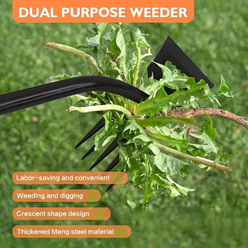 2 in 1 Garden Weeding Rake 5/6 - огляд і ціна Gardening Tools To Remove Grass