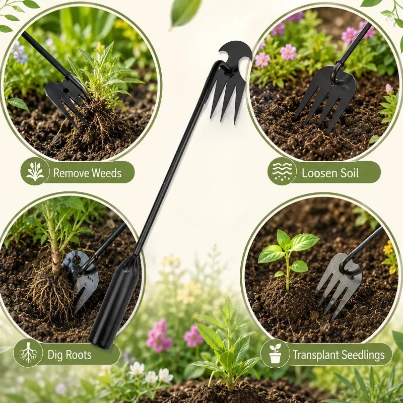 2 in 1 Garden Rake Manual Seed - огляд і ціна Gardening Tools To Remove Grass
