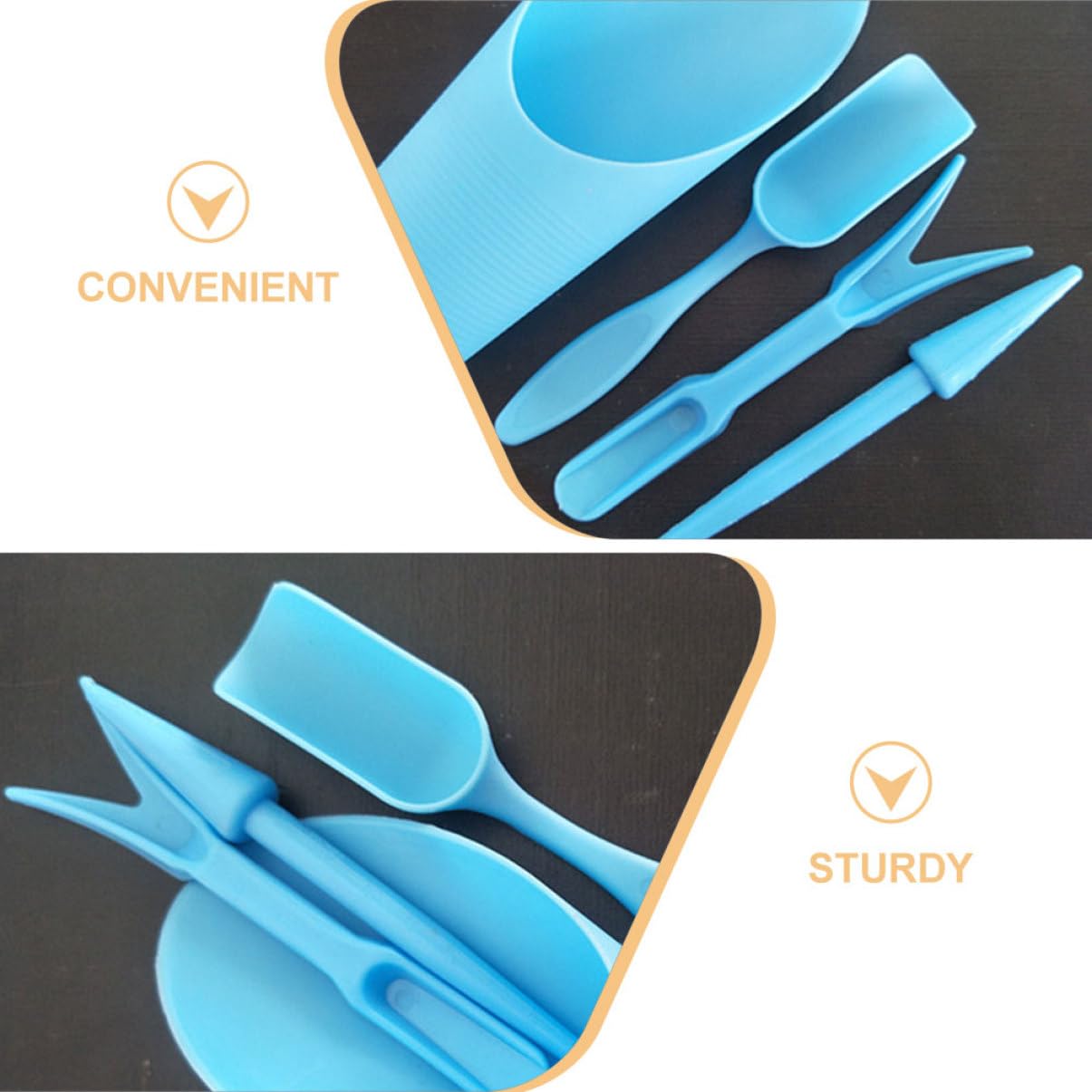 4pcs/set, Plastic Durable Buck - огляд і ціна Gardening Tools Spade