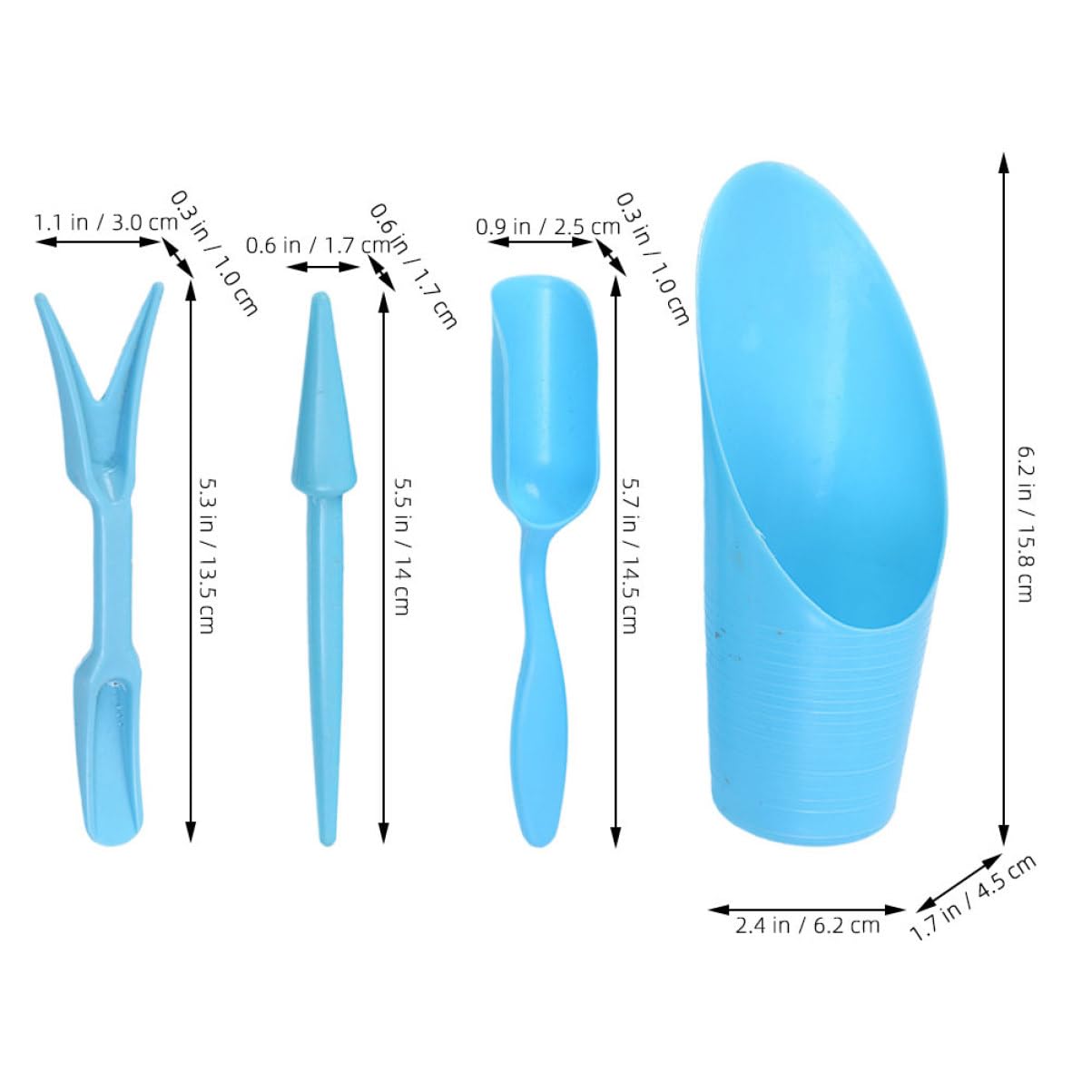 4pcs/set, Plastic Durable Buck - огляд і ціна Gardening Tools Spade