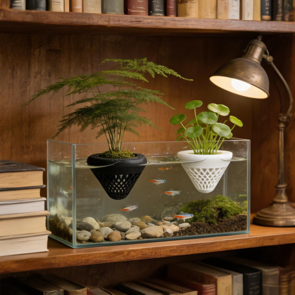 2PCS Floating Aquarium Plant H - огляд і ціна Hanging Planter Basket