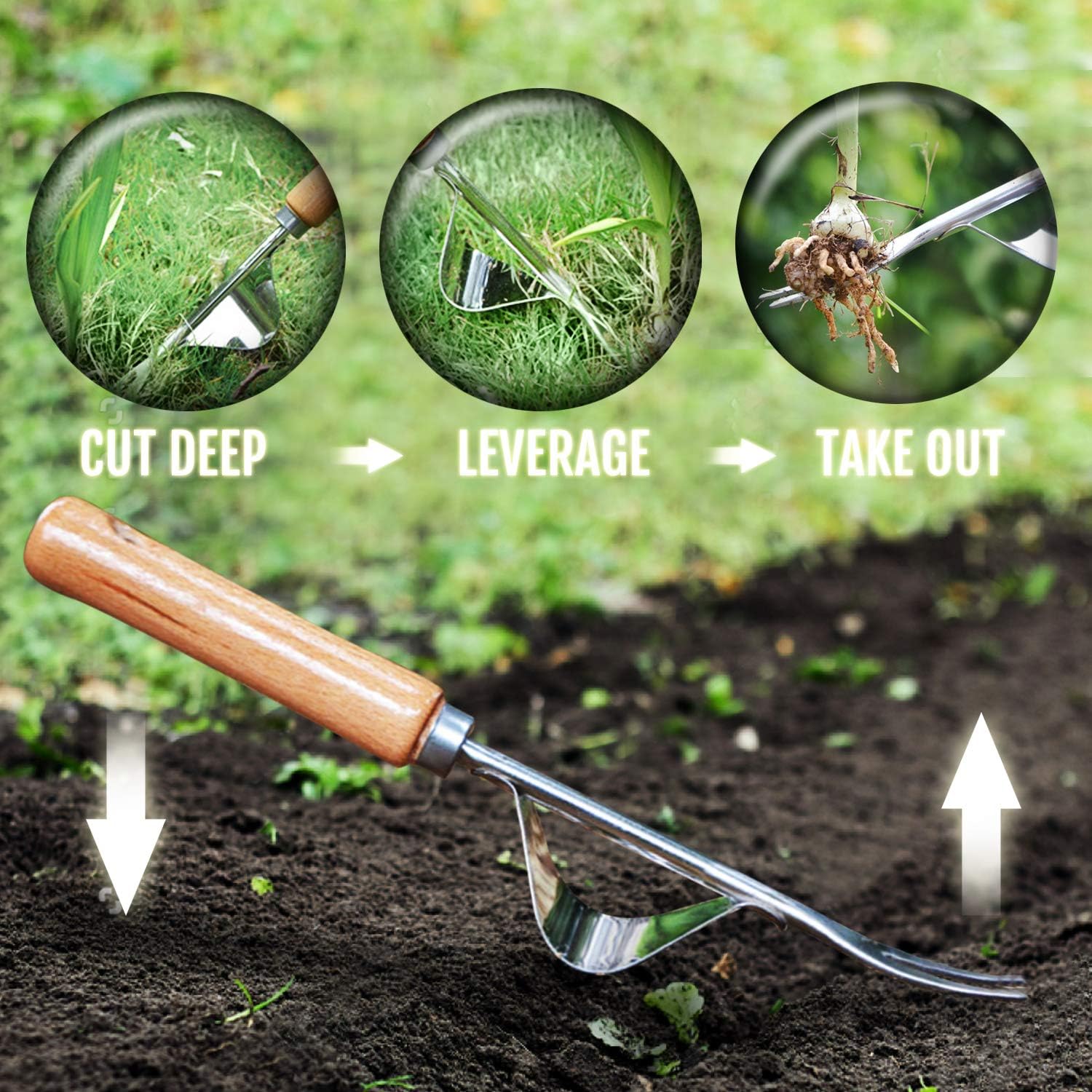 1/2PCS Manual Weed Remover V-S - огляд і ціна Gardening Tools To Remove Grass