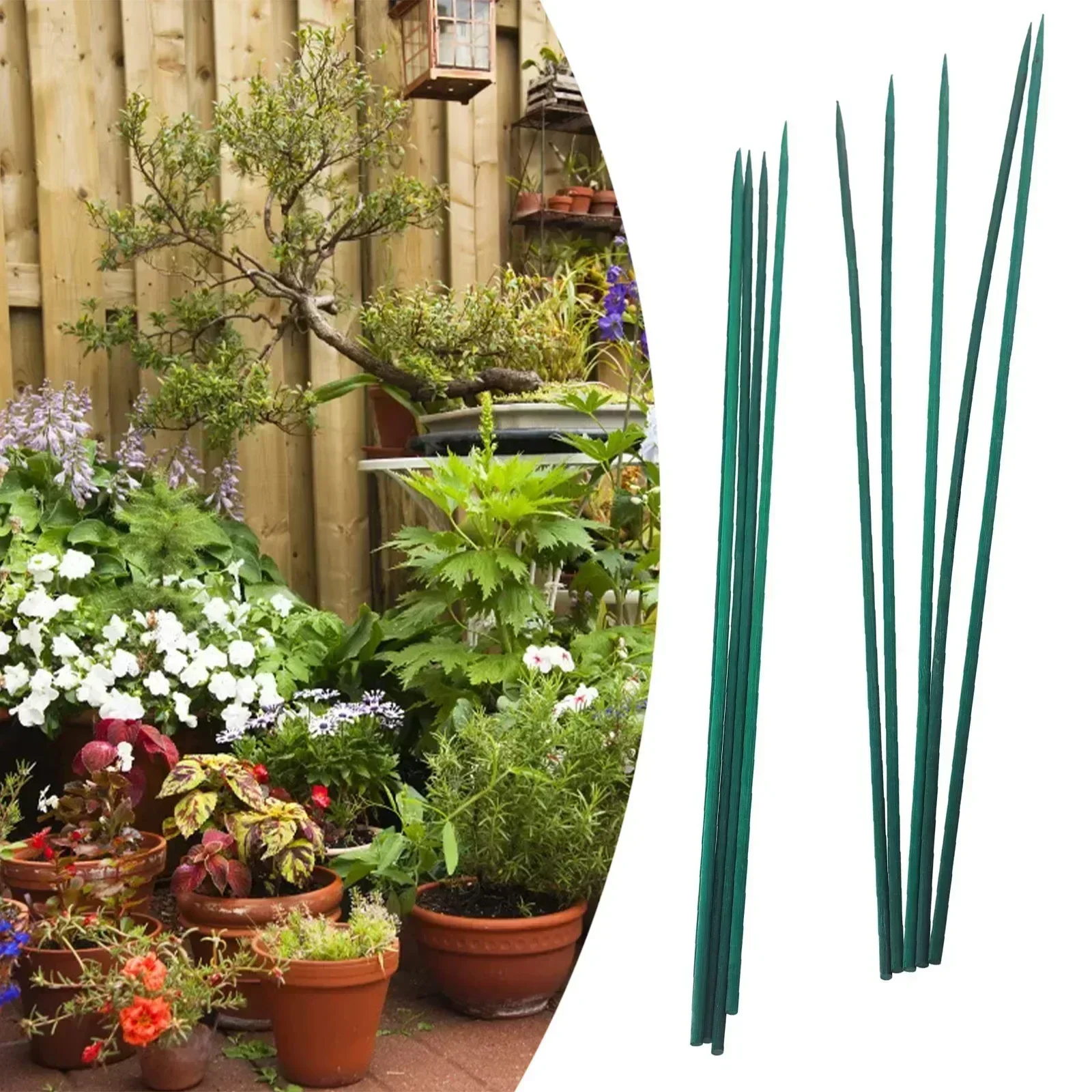 10pc 40cm Plant Stake KIT Wood - огляд і ціна Gardening Tools Wooden