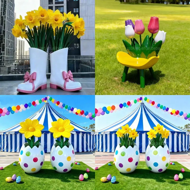 Fiberglass Lifelike Sculpted F - огляд і ціна Gardening Tools Photo