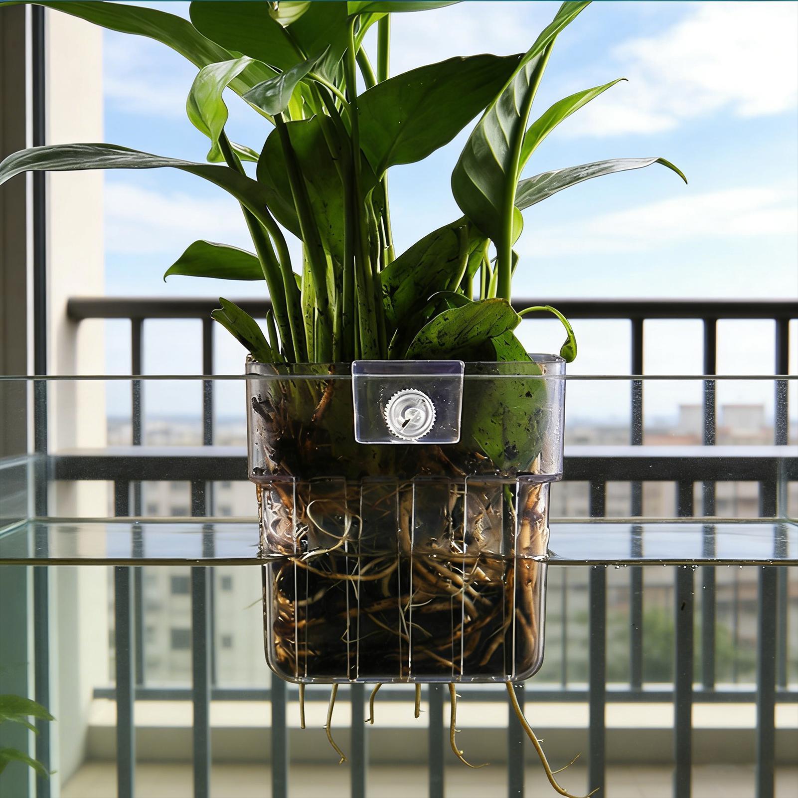 Aquarium Plant Basket Transpar - огляд і ціна Hanging Planter Basket
