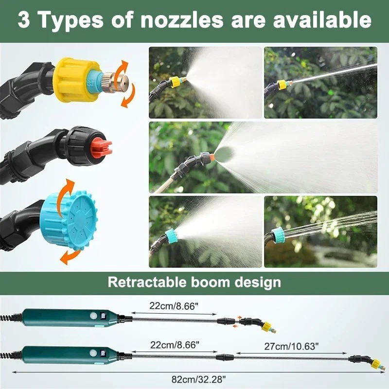 Portable 2400mAh High Pressure - огляд і ціна Gardening Tools Lowes