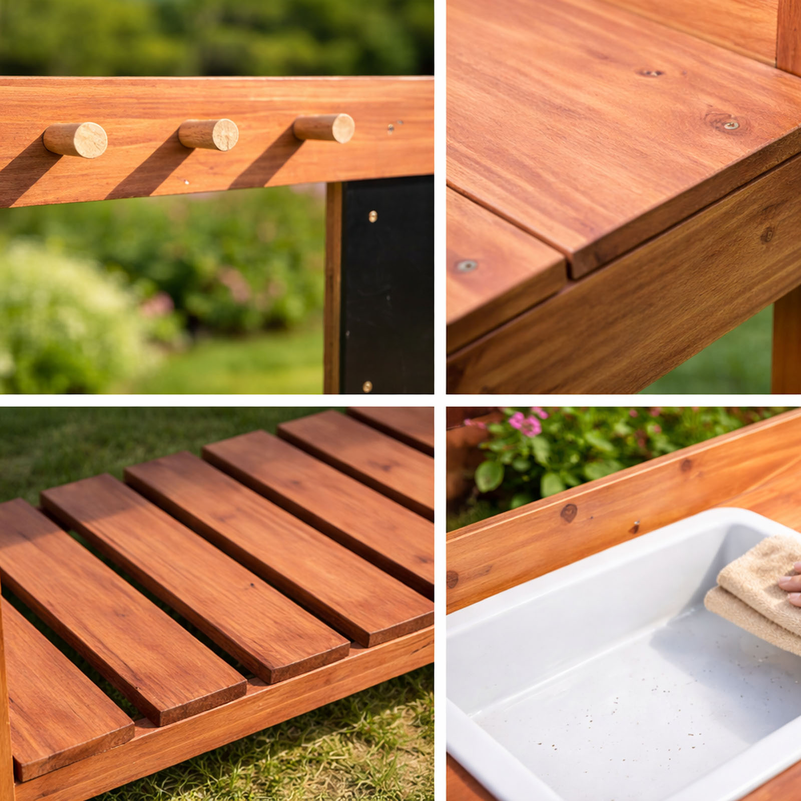 Wooden Potting Benches For Chi - огляд і ціна Gardening Tools Wooden
