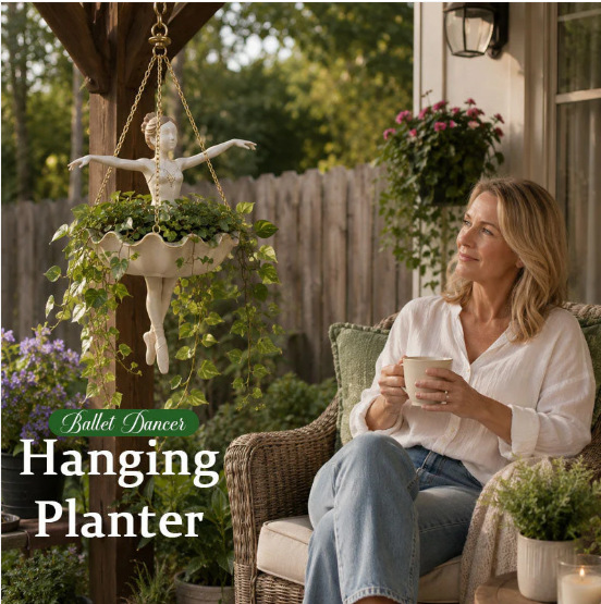 New Ballet Dancer Hanging Plan - огляд і ціна Hanging Planter Basket