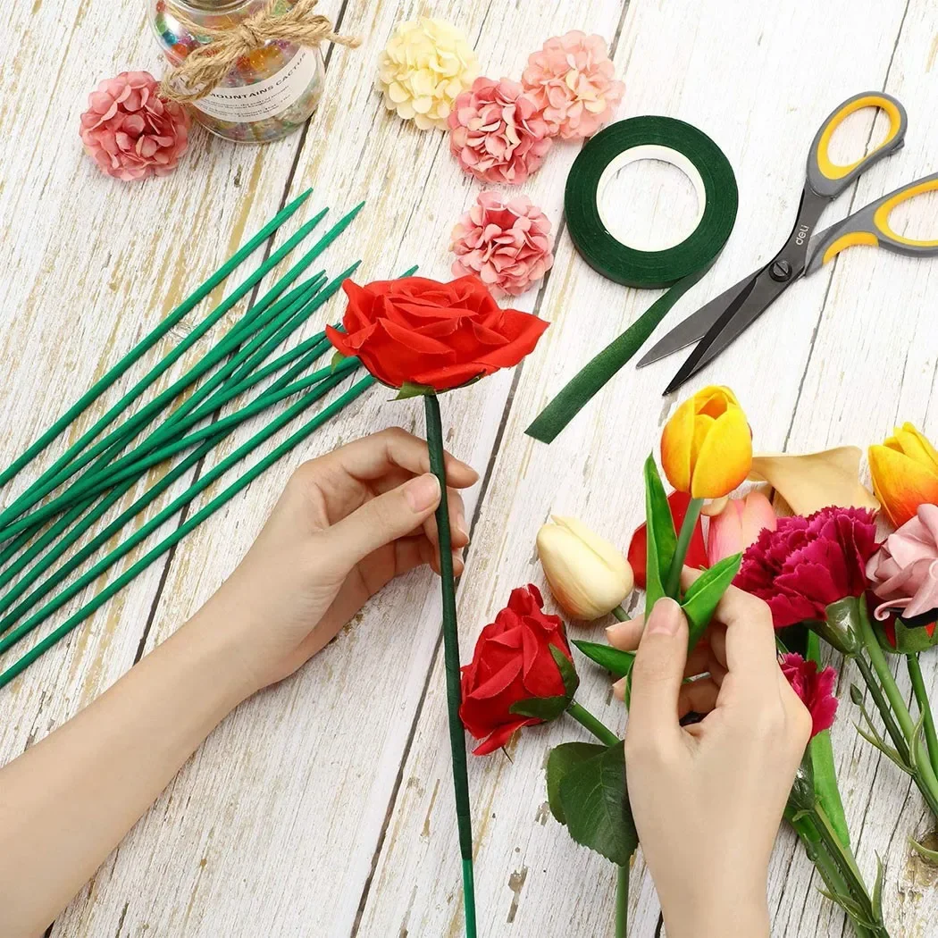 10pcs 40cm Green Bamboo Plant  - огляд і ціна Gardening Tools Wooden