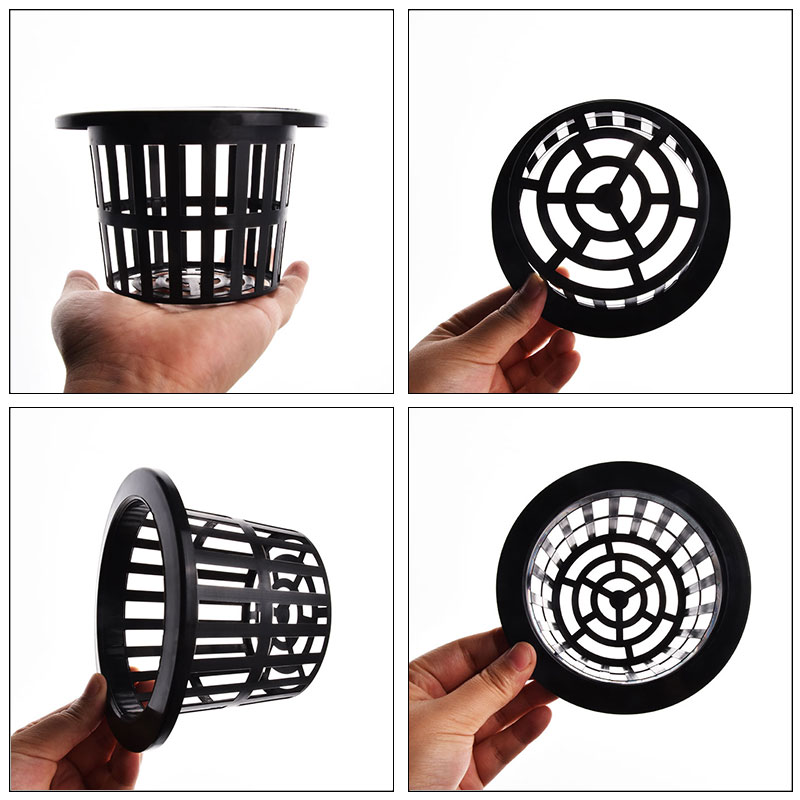 50Pcs Black White Soilless Mes - огляд і ціна Hanging Planter Basket