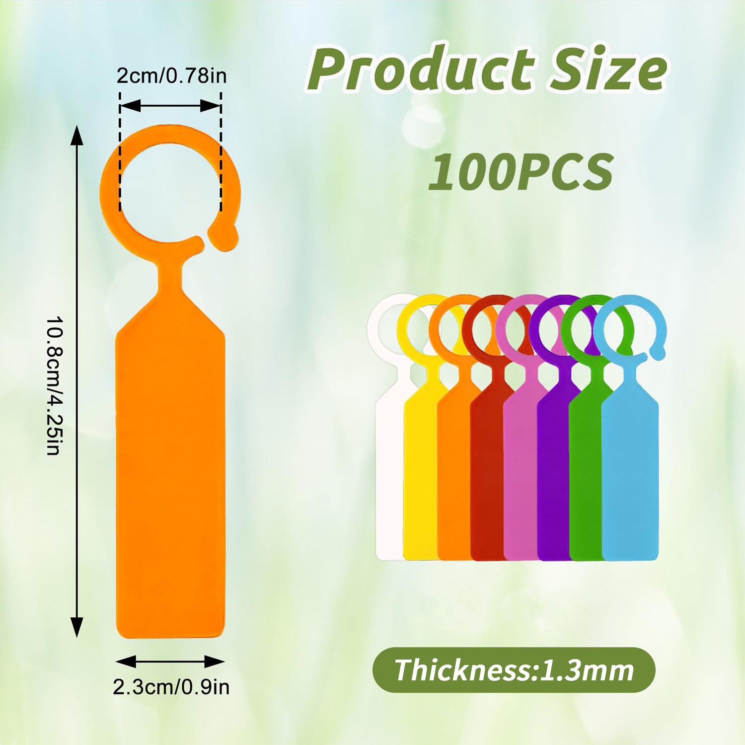 100PCS 10.7x2.3CM Plastic Gard - огляд і ціна Plant Label Tags