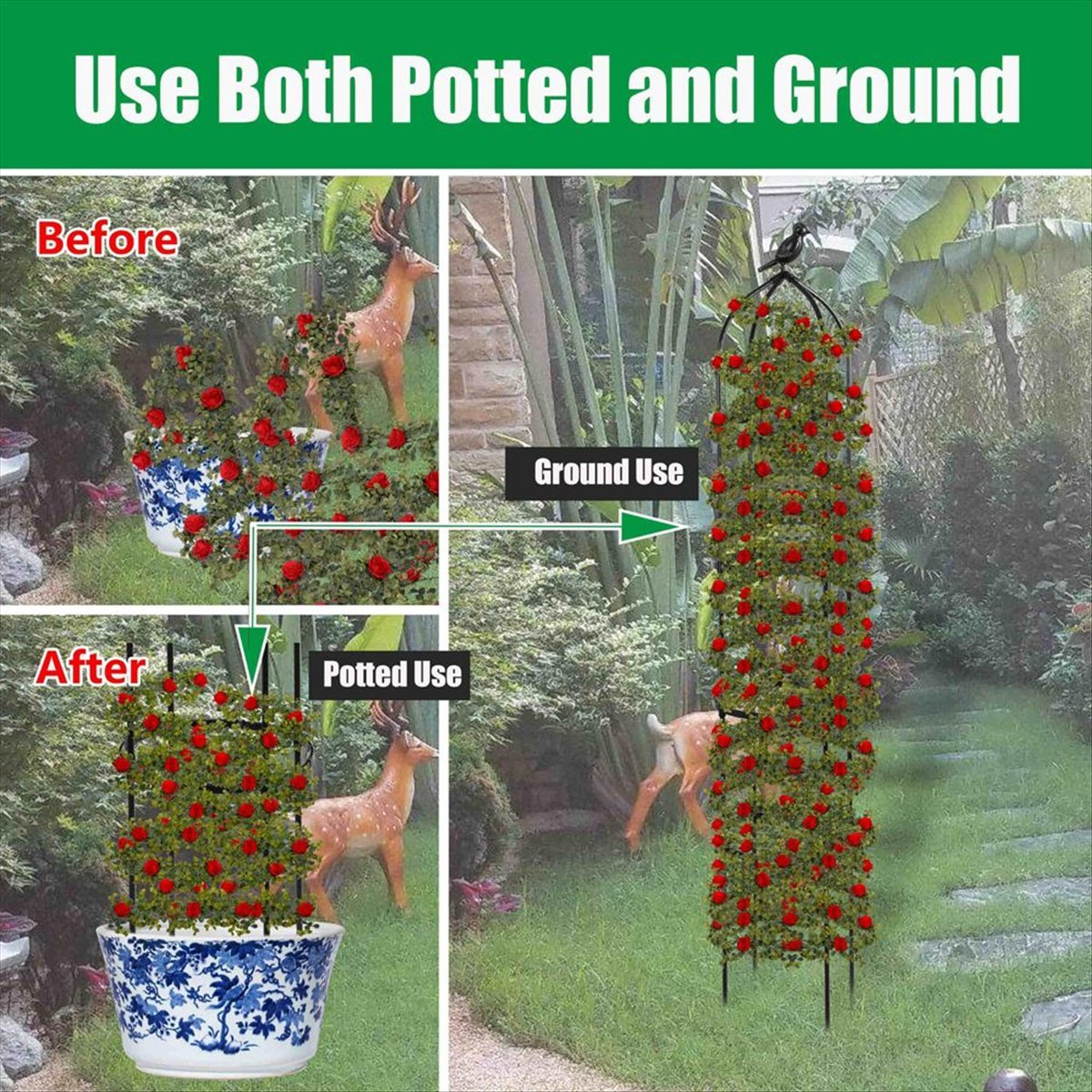 AT16 Climbing Plant Obelisk Tr - огляд і ціна Gardening Hand Tools B&Q