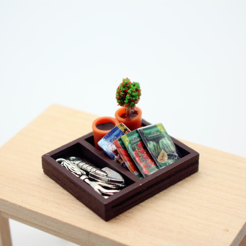 Dollhouse Gardening Wooden Box - огляд і ціна Gardening Tools Spade