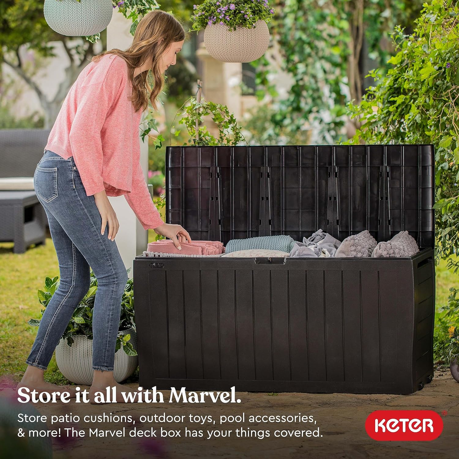 71 Gallon Outdoor Storage Box  - огляд і ціна Gardening Tools Images