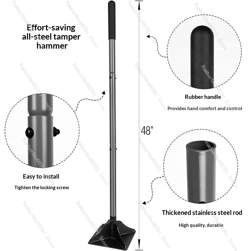 Detachable Steel Garden Tamper - огляд і ціна Gardening Tools And Uses