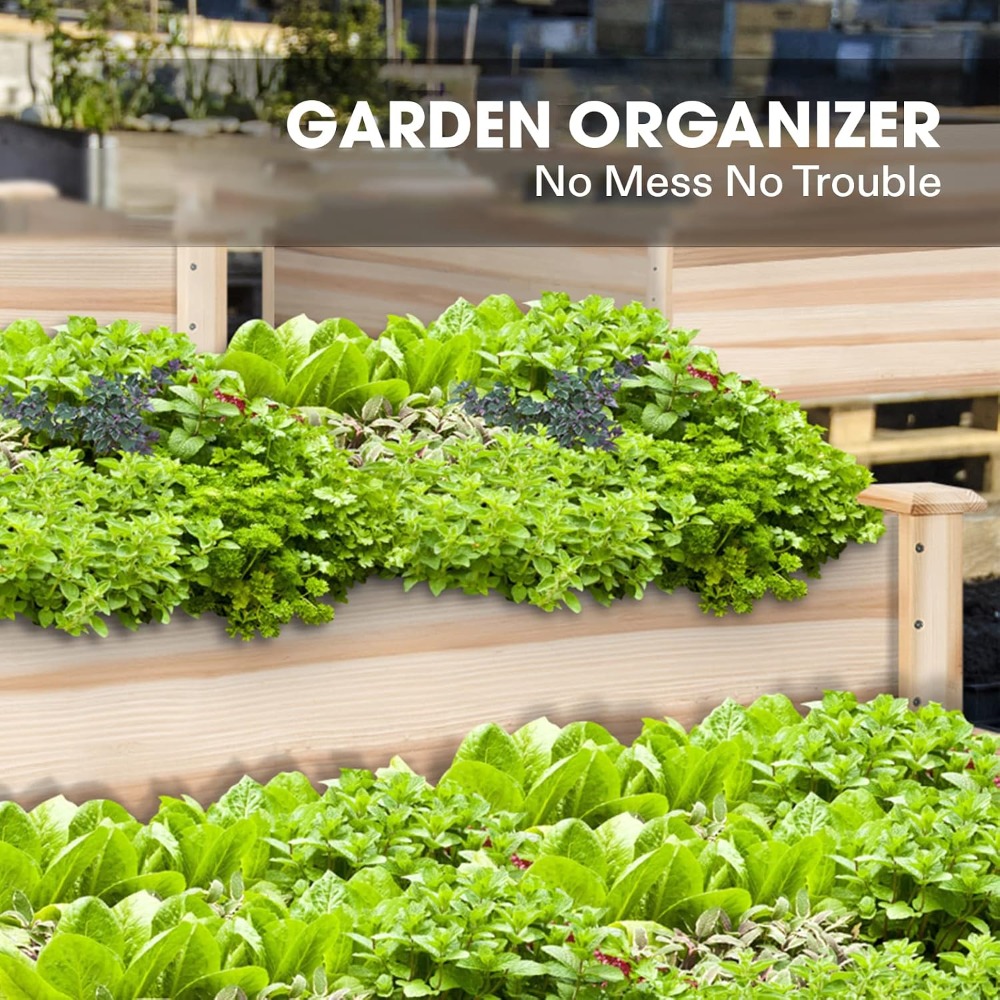 3-Tier Raised Garden Bed Outdo - огляд і ціна Gardening Tools Images