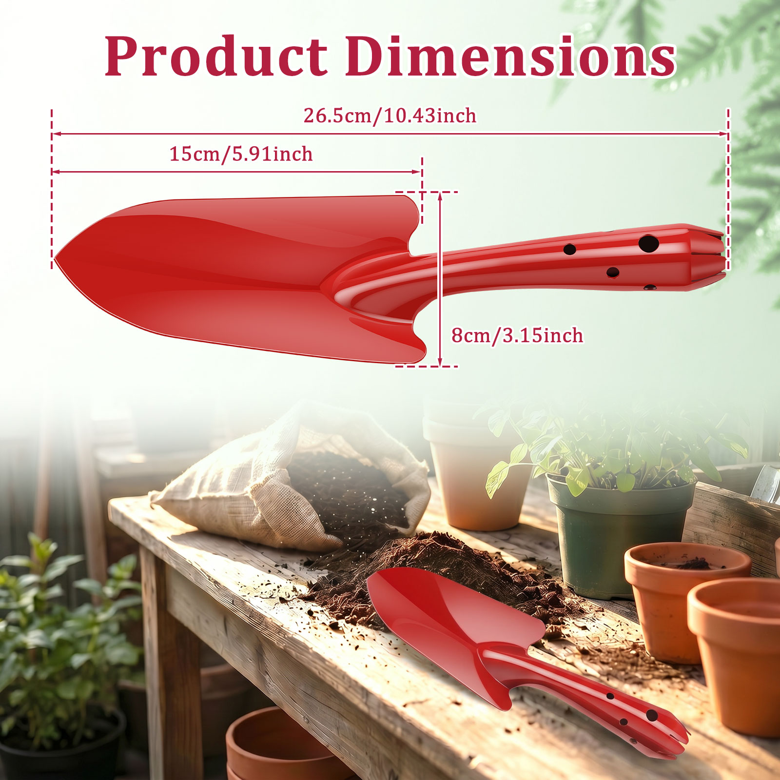 Garden Trowel Rust Resistant M - огляд і ціна Gardening Tools Spade