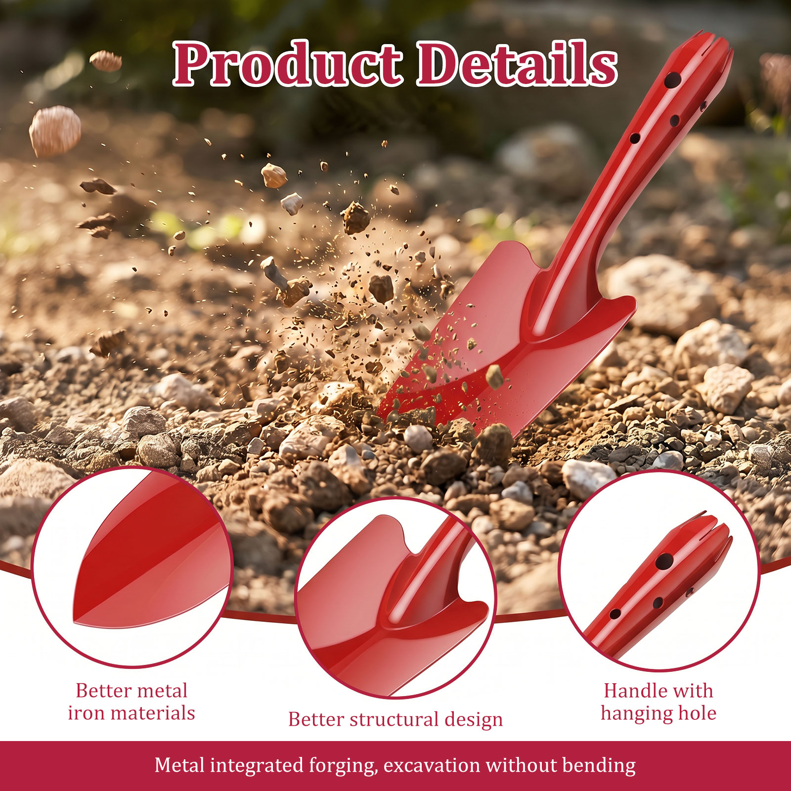Garden Trowel Rust Resistant M - огляд і ціна Gardening Tools Spade