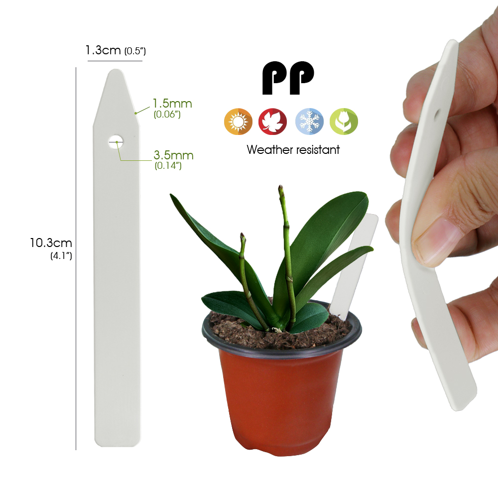 N314 PP Plant Label 10.3cm wit - огляд і ціна Plant Label Tags