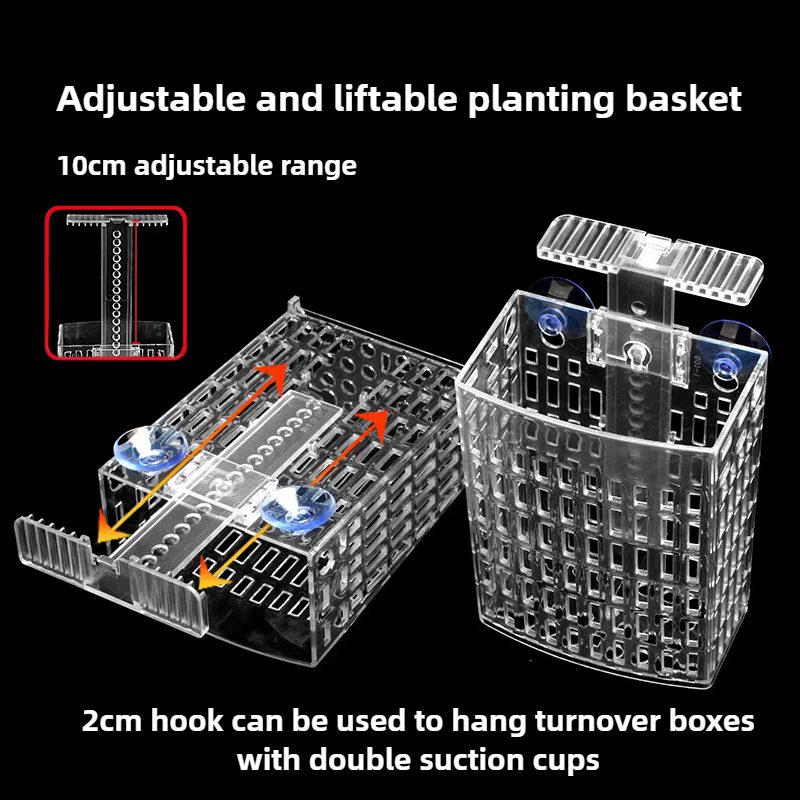Aquarium Plant Holder Adjustab - огляд і ціна Hanging Planter Basket
