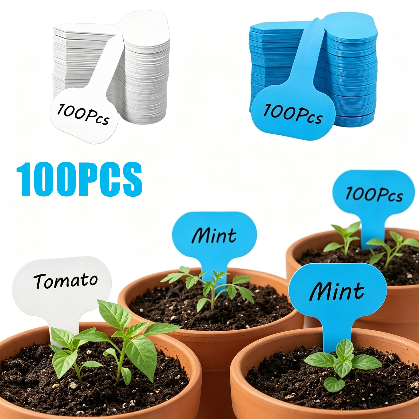 100PCS lant Labels Garden Mark - огляд і ціна Plant Label Tags