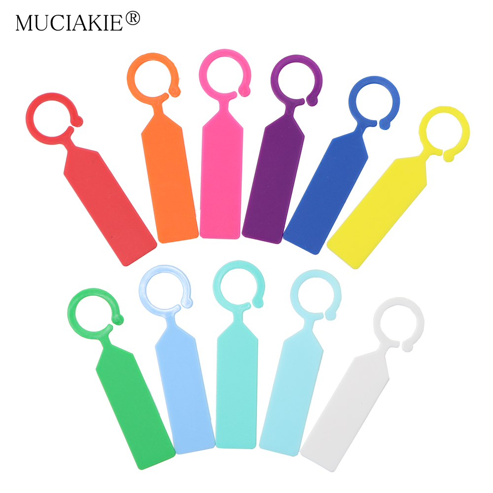 MUCIAKIE 50PCS Ring Plastic Ha - огляд і ціна Plant Label Tags