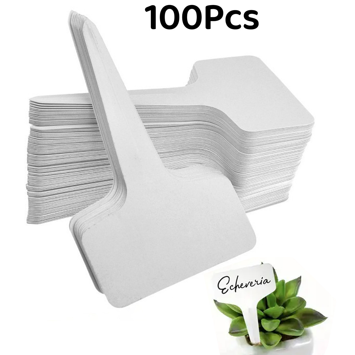 100Pcs Plastic Plant Labels, 2 - огляд і ціна Plant Label Tags