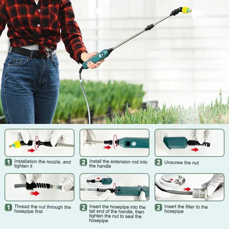 2400mAh High Pressure Electric - огляд і ціна Gardening Tools Lowes