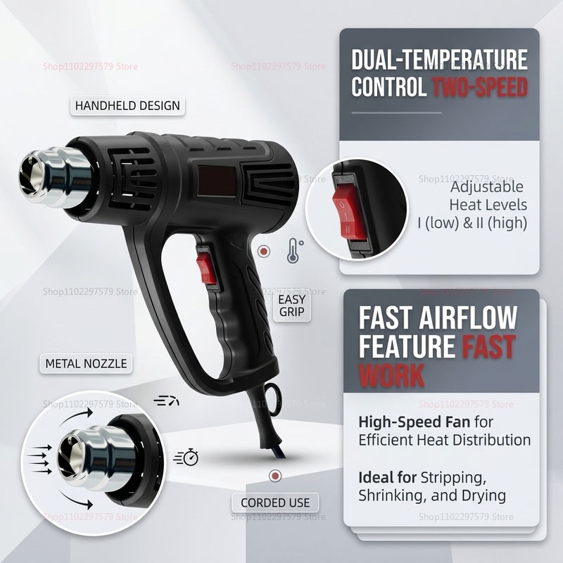 1380W Adjustable Temperature H - огляд і ціна Gardening Tools Lowes